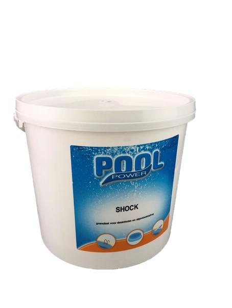Pool Power Shock 55/G 5kg | Desinfectie korrels