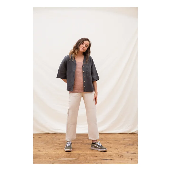 Matona Jean Coton Bio Utility - Collection Femme  | Ecru