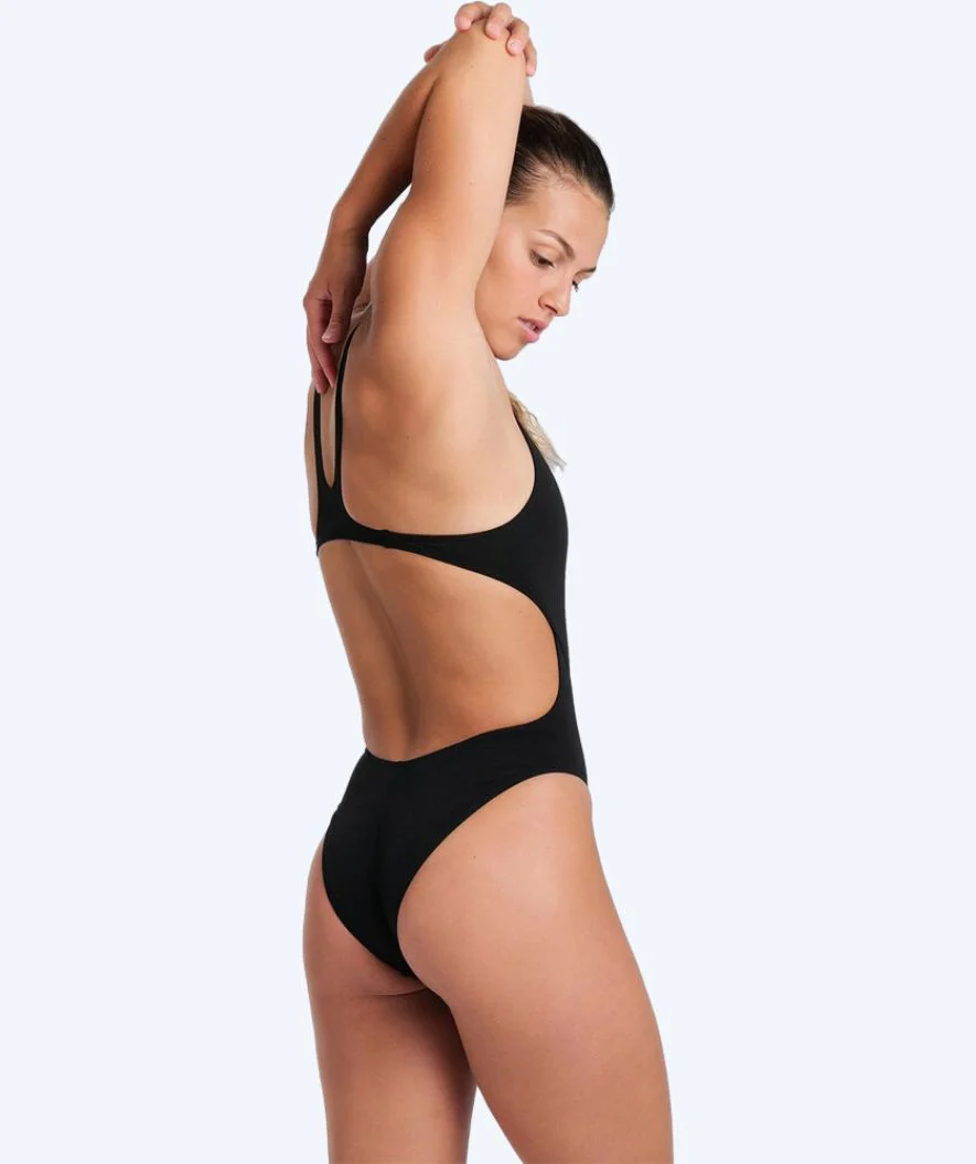 Arena badedragt til damer - Team Swim Tech Solid - Sort