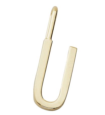Design Letters Anhänger für Halskette - U - 18 Karat vergoldet