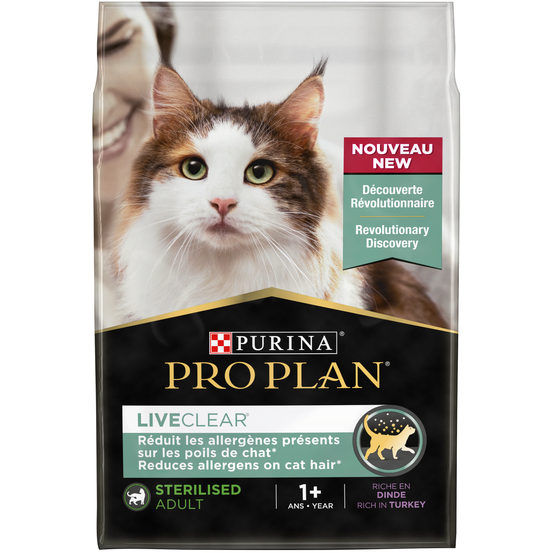Croquettes chat adulte stérilisé à la dinde - 2,8 kg