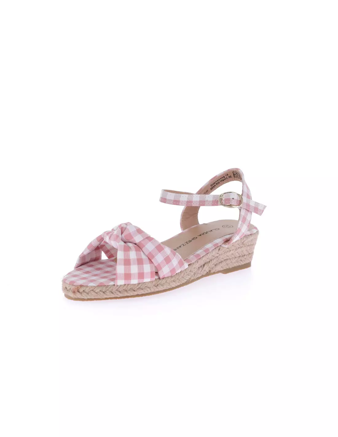 CLAUDIA GHIZZANI 1AN0061002 - Sandales & nu-pieds OLDPINK-WHITE-TEXT