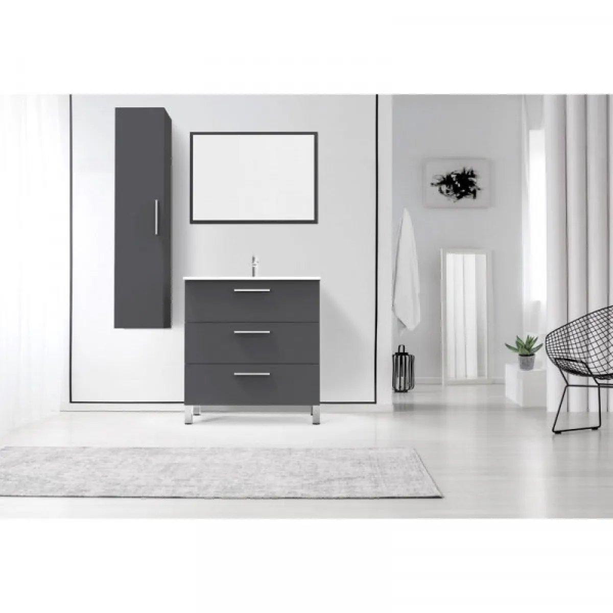 Dansmamaison Meuble sous vasque 80 cm - KISSA