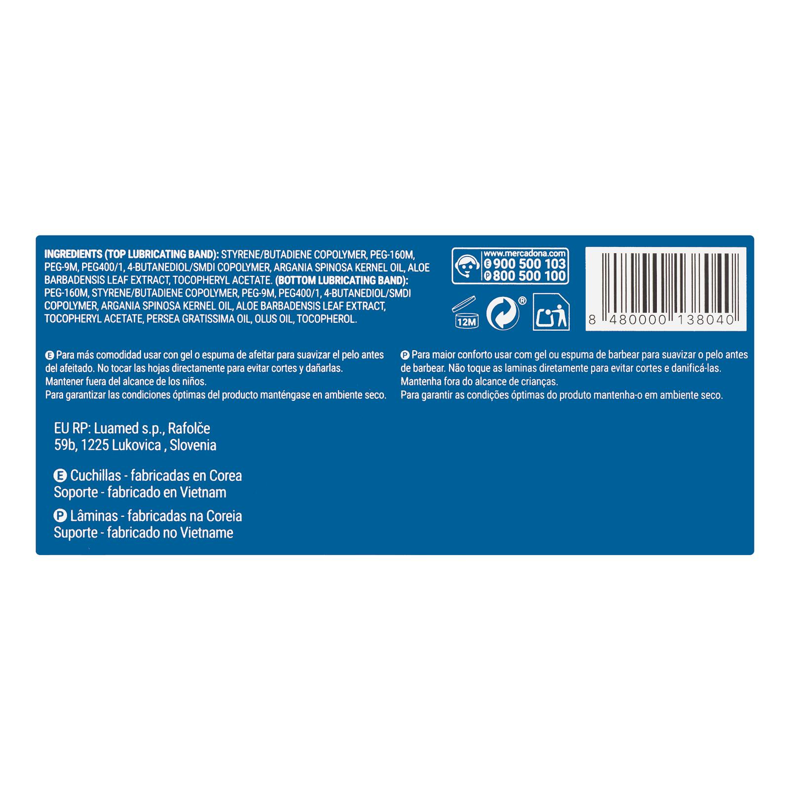 Rasoir rechargeable à 6 lames Deliplus Precision System