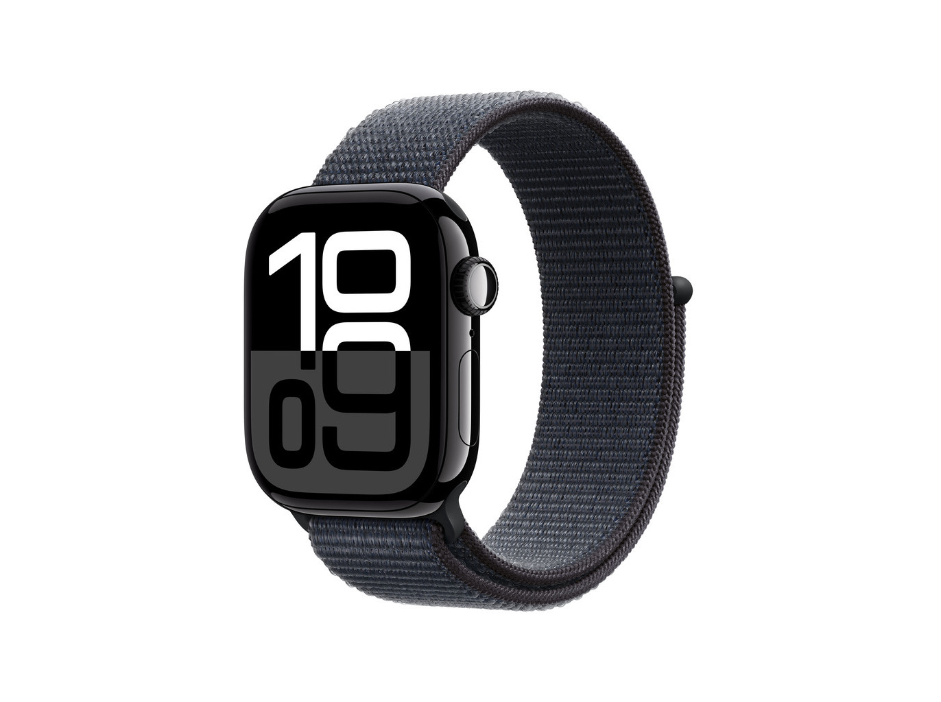 APPLE WATCH10 GPS 42 MM ALUMÍNIO PRETO BRILHANTE COM LOOP DESPORTIVA TINTA