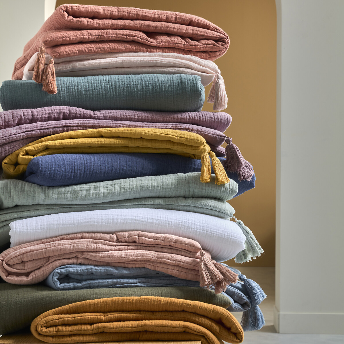 LA REDOUTE INTERIEURS<br>Edredão acolchoado em tetra, Kumla