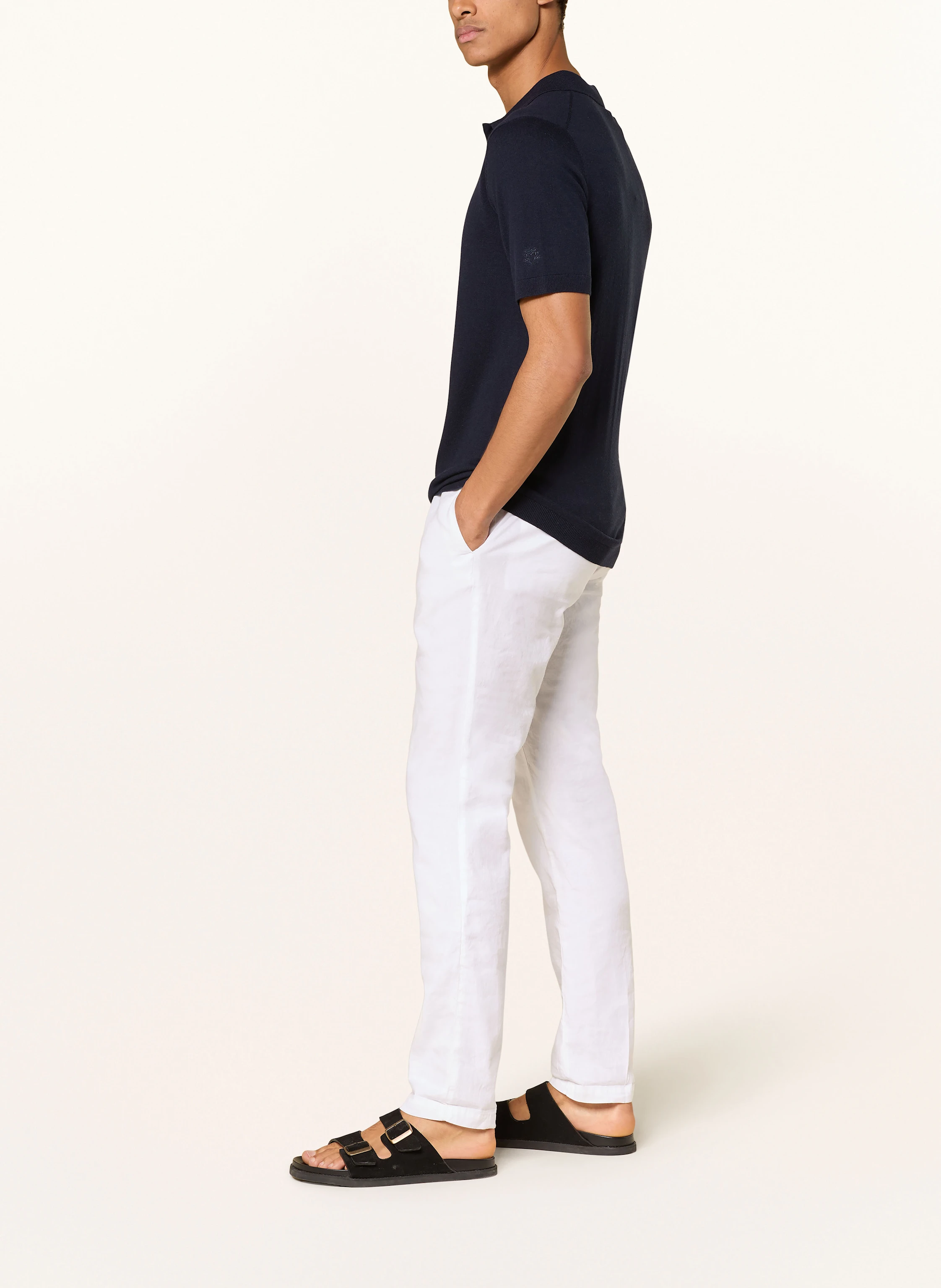 MASON'S Hose im Jogging Stil Extra Slim Fit mit Leinen
