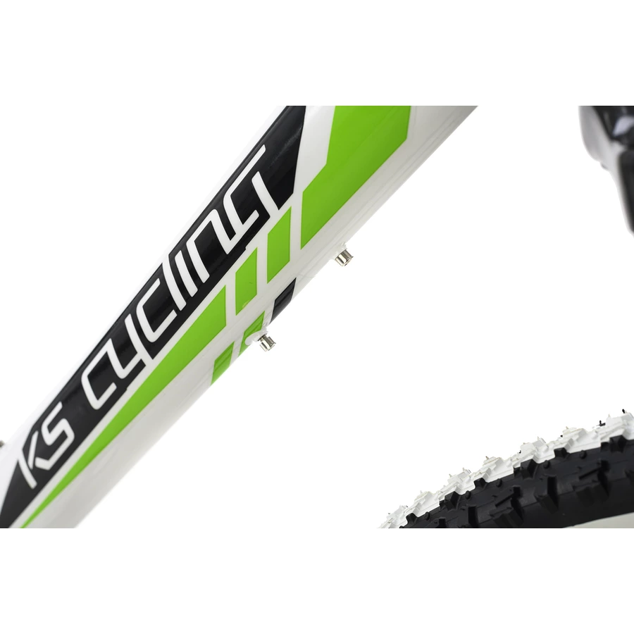 KS Cycling Mountainbike Fully 26 Zoll Scrawler Weiß