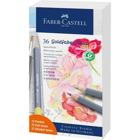 Faber-Castell Goldfaber Aqua Aquarellstift 36er Geschenkset