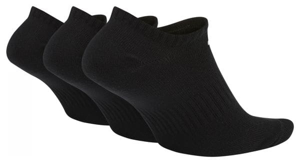 Chaussettes (x3) Nike Everyday Lightweight No-Show Noir Unisex