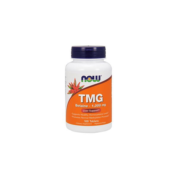 Now TMG Betain Anidro 1000mg 100 Comprimidos