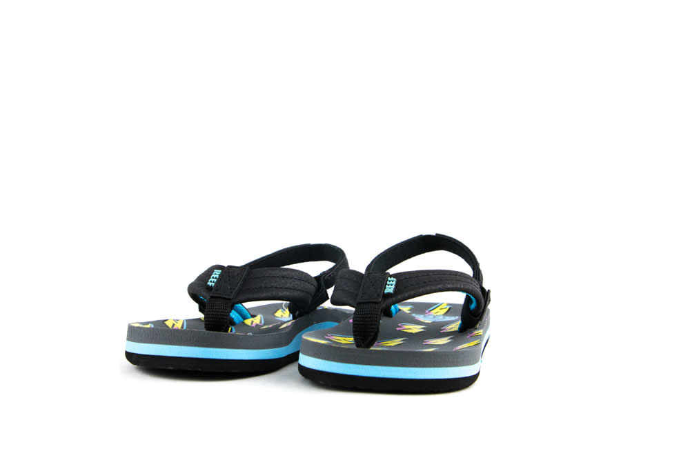 Reef Slippers Blauw Little Ahi Bolt Up