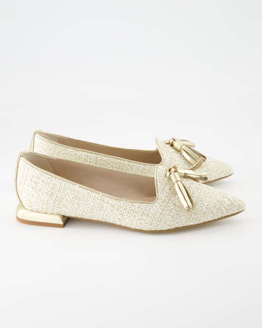Terry Pisa Ballerinas in Beige
