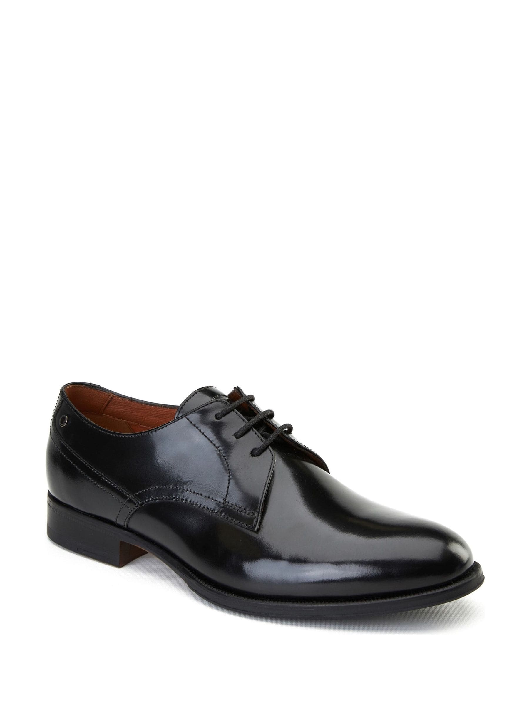Zwart - Base London Edison Lace Up Shoe