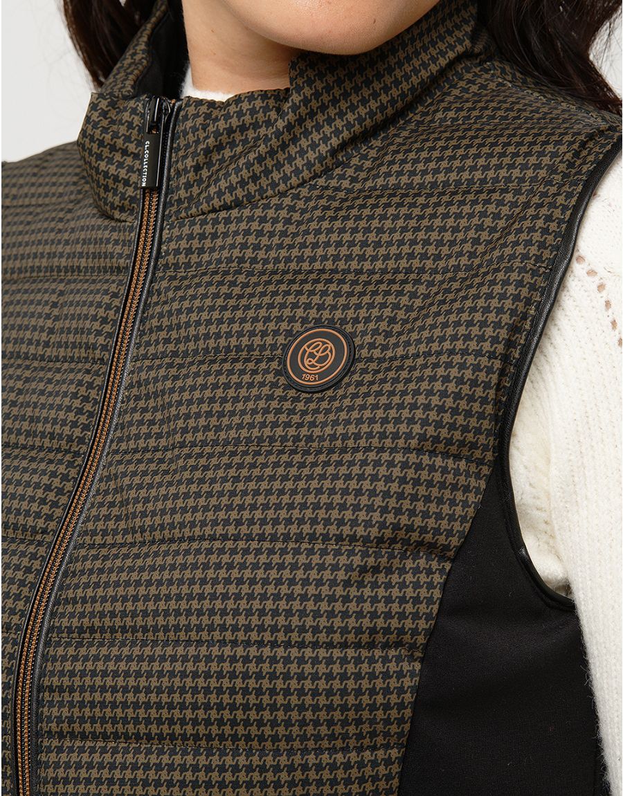 Doudoune marron noir