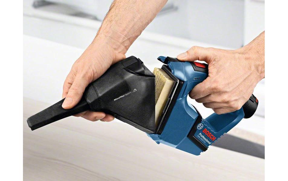 Akku-Handsauger GAS 12V Solo Blau/Schwarz<br>Kompakter Akku-Staubsauger