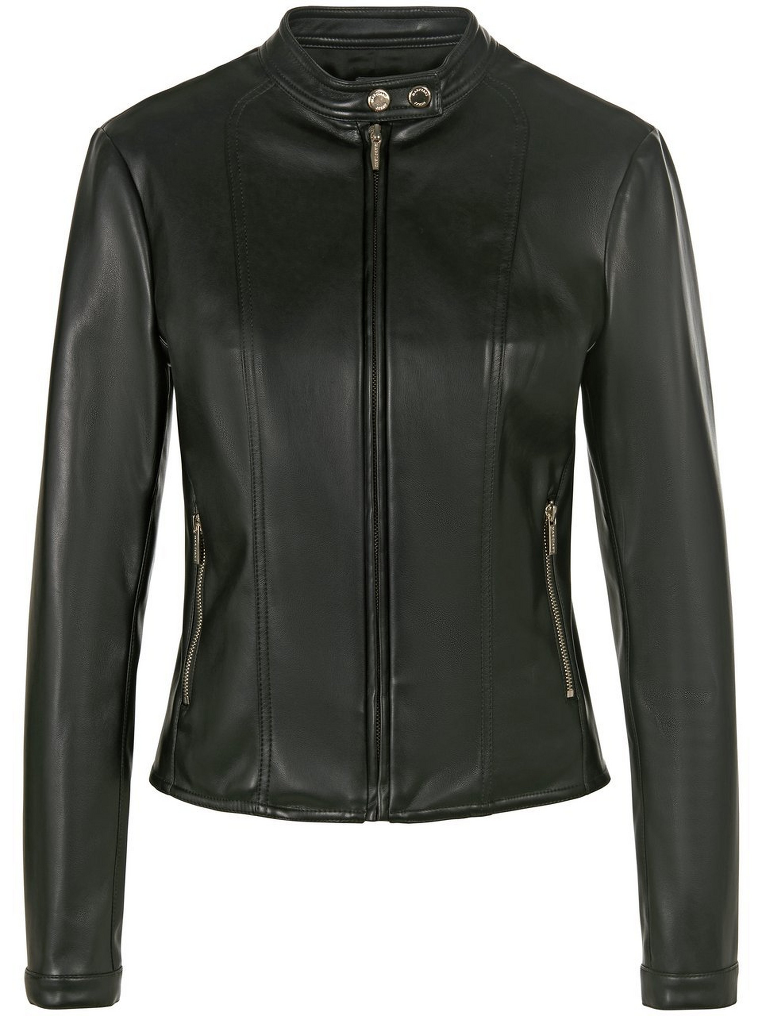 Lederimitat-Jacke