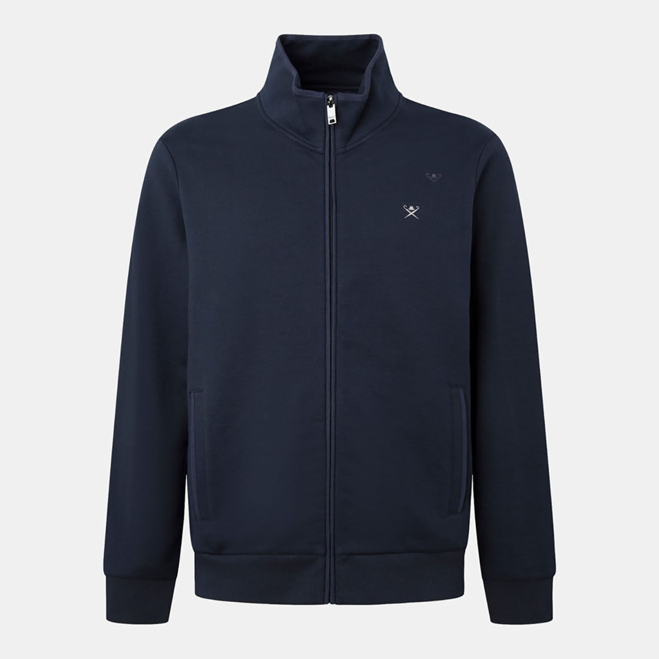 Hackett London Veste en Jersey Smart bleu marine