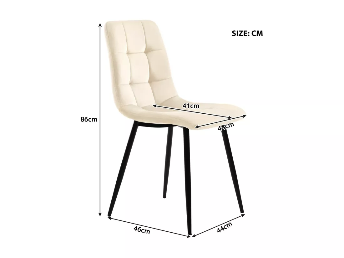 Table à manger avec 4 chaises ergonomique velours - effet marbre gris - MDF et cadre métallique - table pied réglable - 140x80x75cm