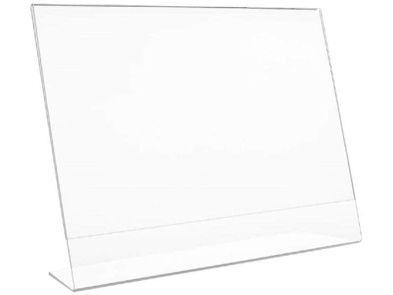 Büromaterial Sichtständer A5 quer Transparenter Info-Steller
