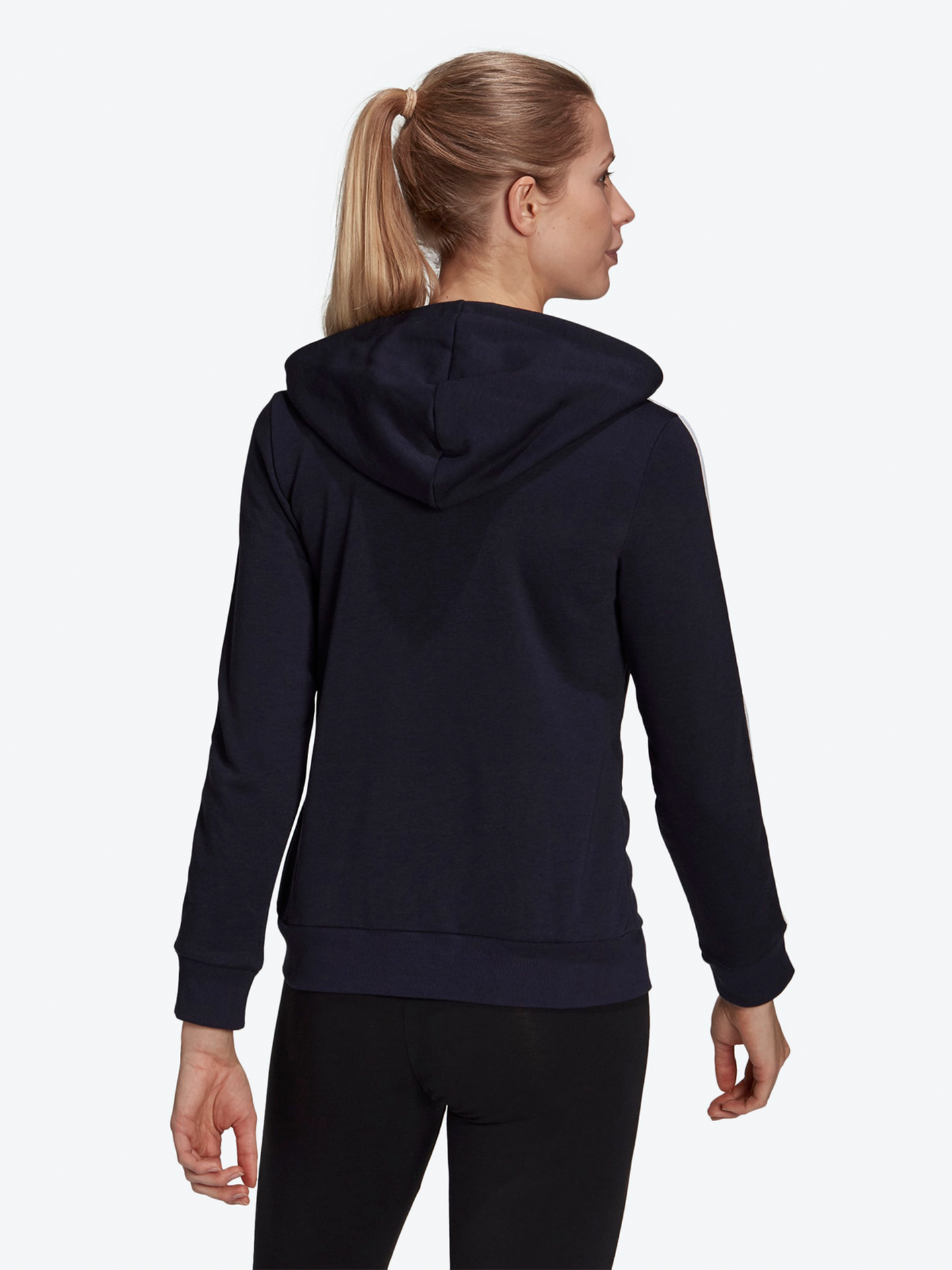 Fleece 3-Stripes Full Zip Hoodie