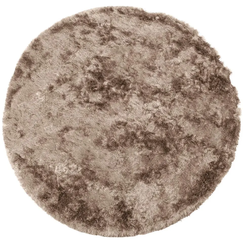 WOOOD Praline Vloerkleed - Nougat - 1x200x200