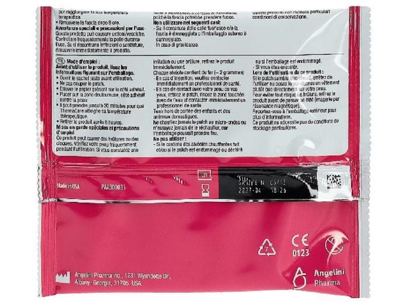 ThermaCare Regelschmerzen Patch 2 Stück Wärmeauflage entspannt verkrampfte Muskeln und lindert Unterleibsschmerzen