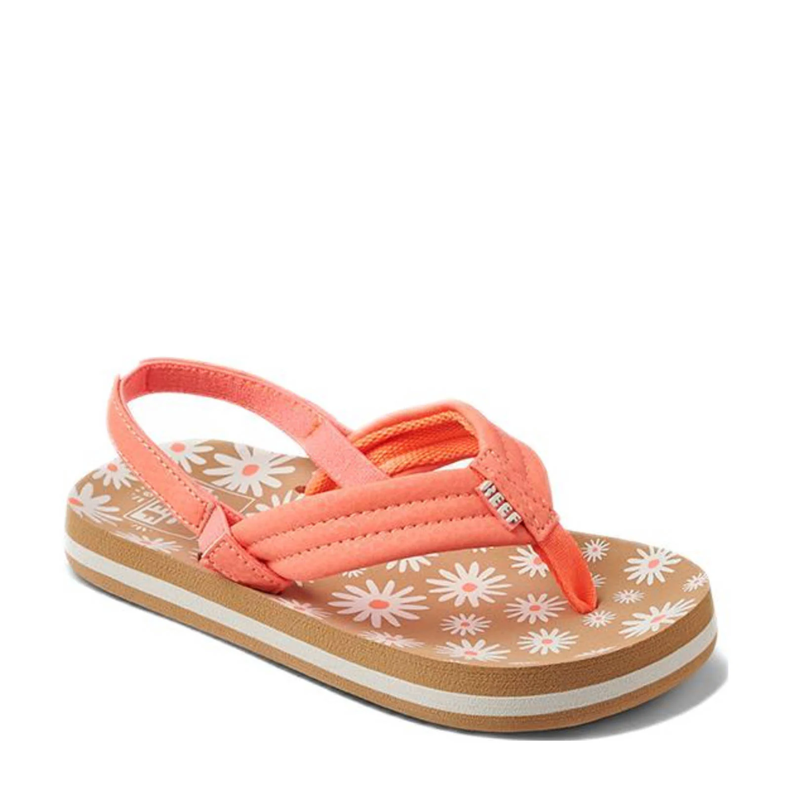 Reef Little Ahi  teenslippers met hielbandje zalm