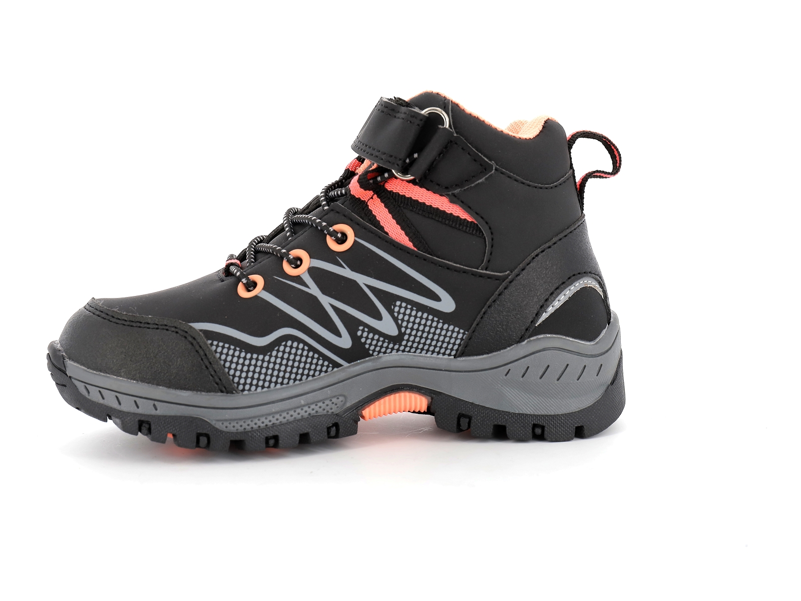 F brand-B337273 Matières combinées Noir Orange