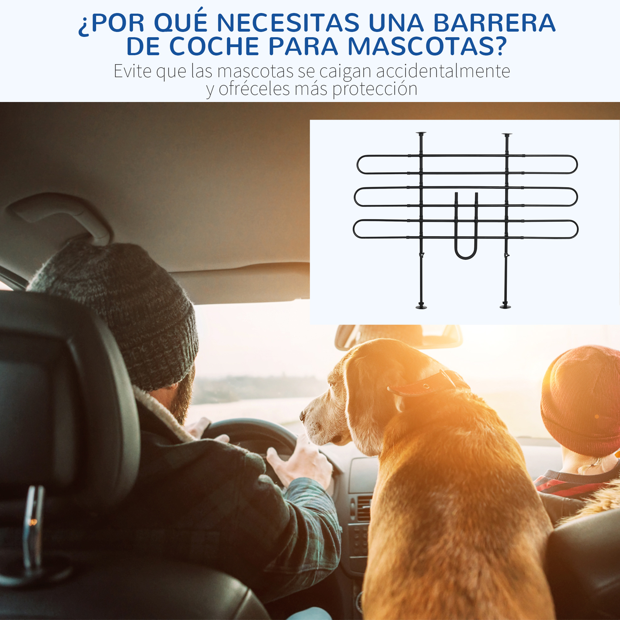Conjunto para animais de estimação PawHut, preto e natural.