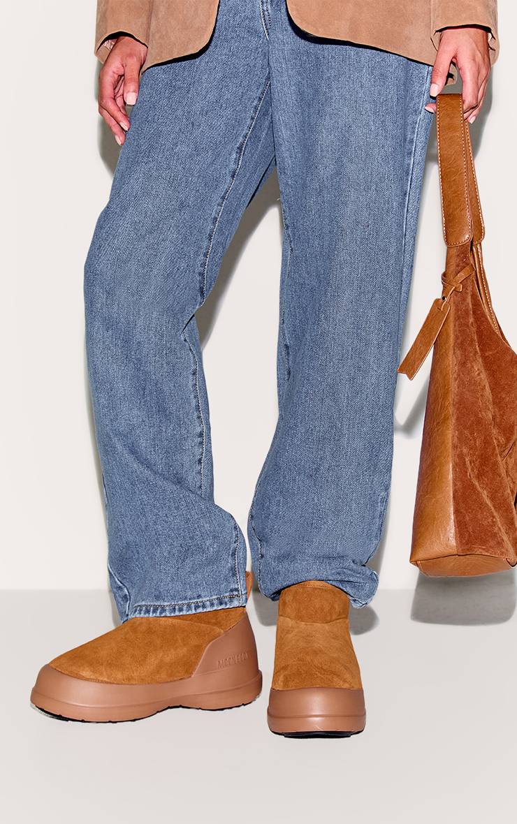 Marron Moon Boot Protect Luna Low En Synthétique