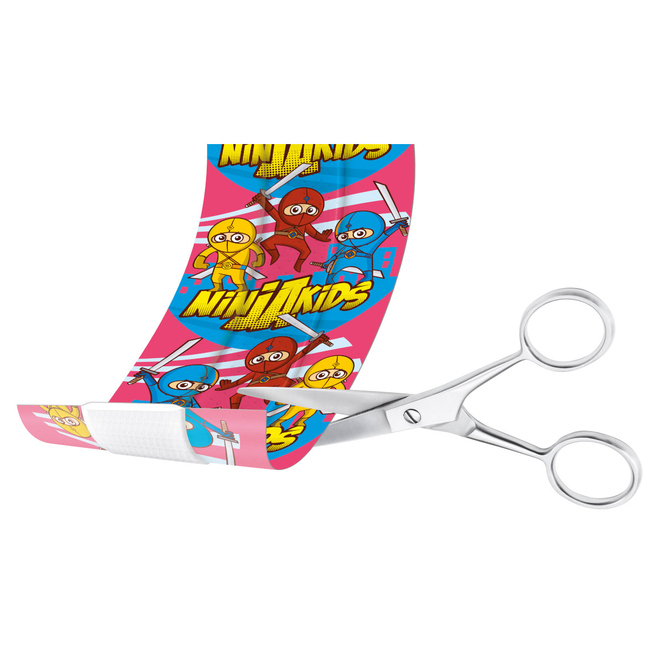 Lifemed® - Kinderpflaster - Ninjas - ca. 0,5 m x 6 cm