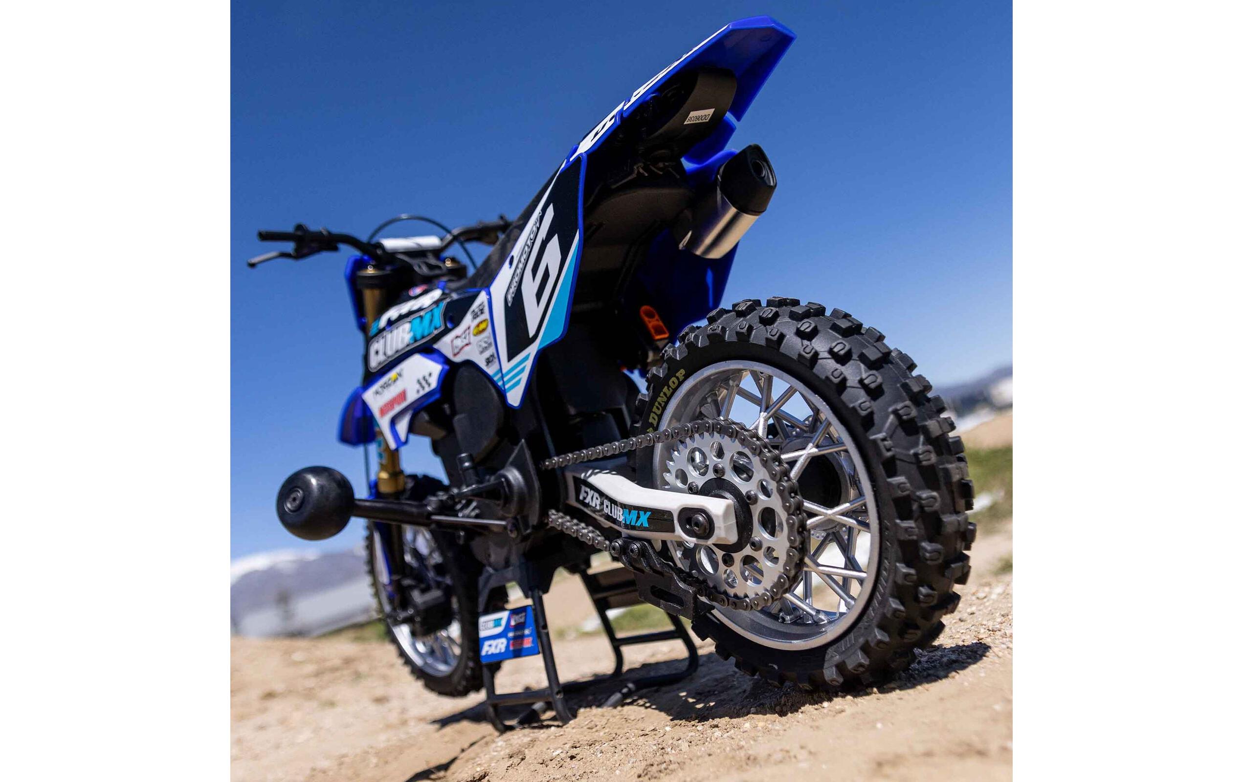Motorrad Promoto MX Blau, ARTR, 1:4<br>Leistungsstarkes RC Motocross Bike