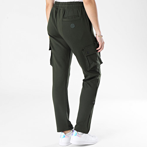 Pantalon Cargo Femme Vert Kaki