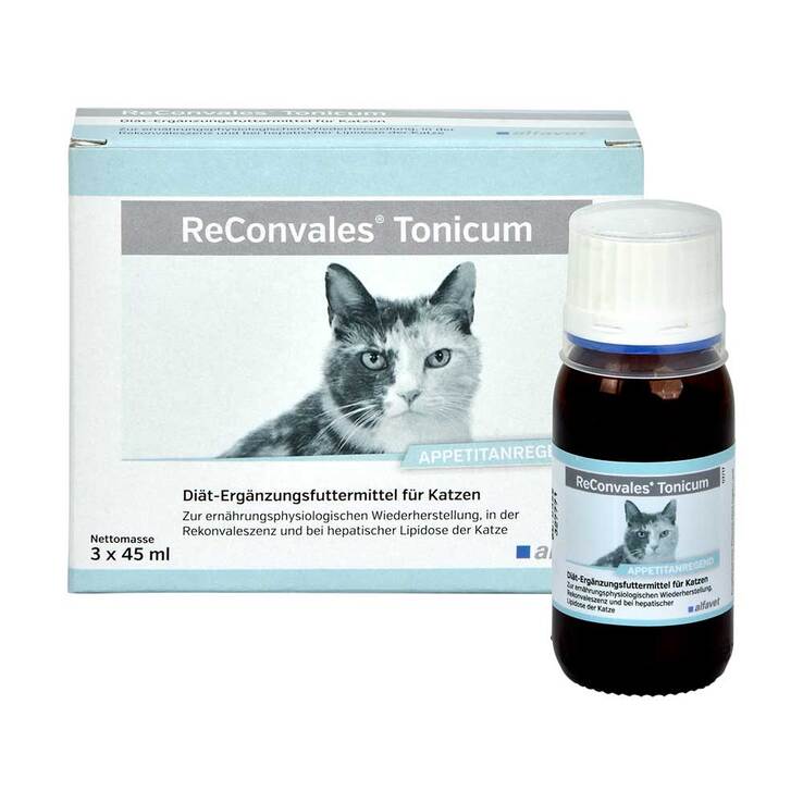 Reconvales Tonicum für Katzen, 3X45 ml