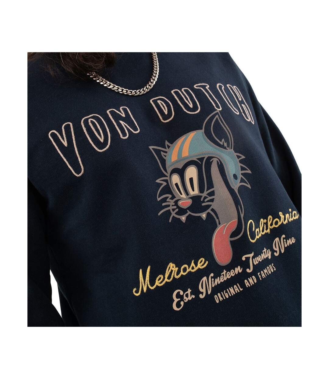 Sweat Col Rond homme en coton Kitt