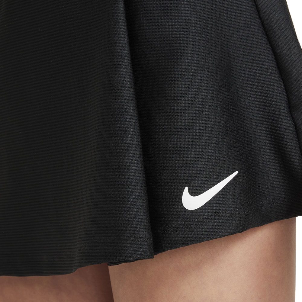 Nike Court Dri-Fit Victory Tennisrock Damen schwarz