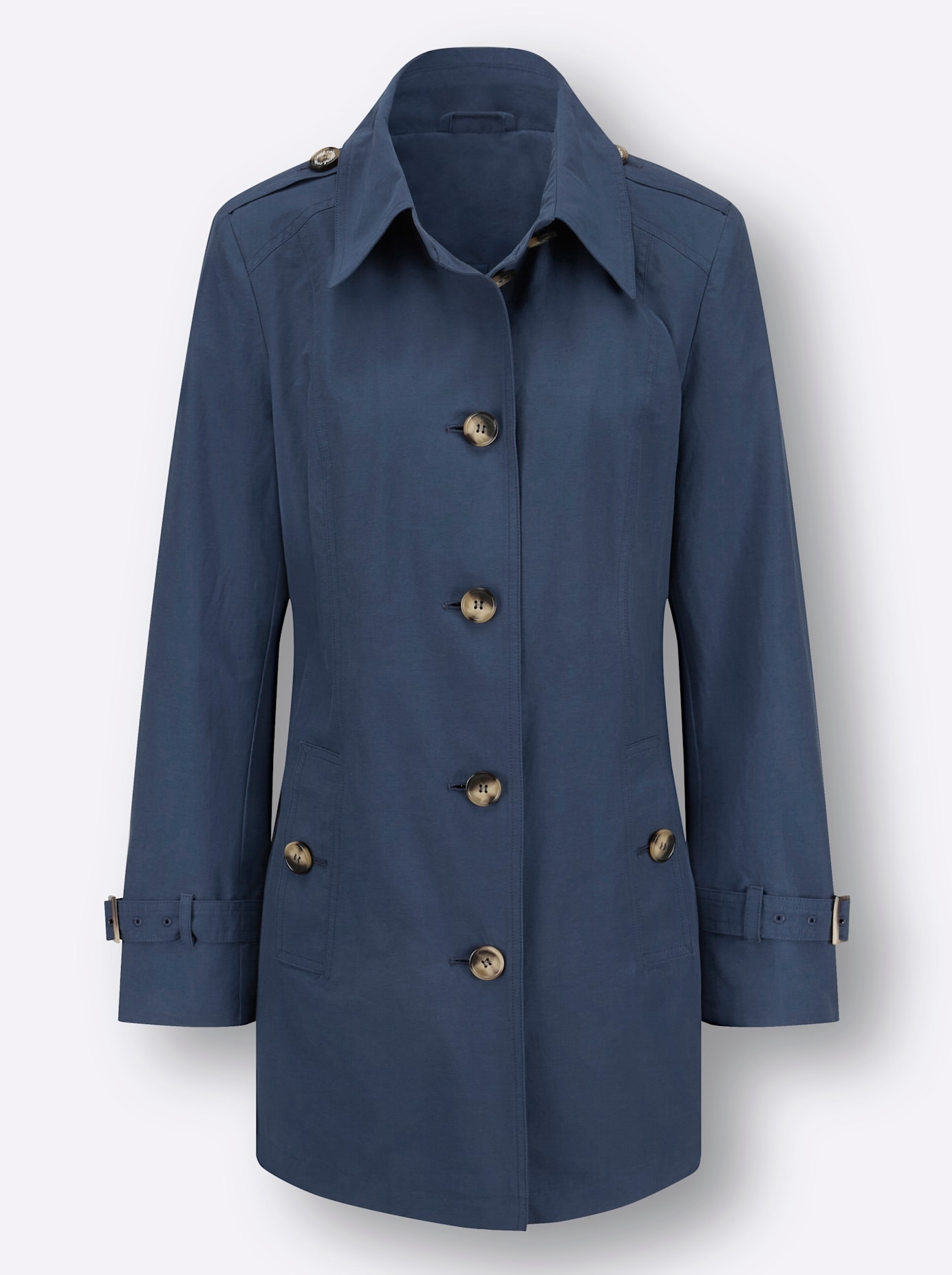 Casual Looks Langjacke ohne Kapuze