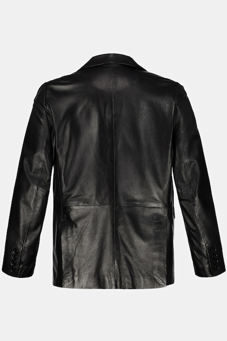 Blazer, Leder, weiches Lammnappa-Leder