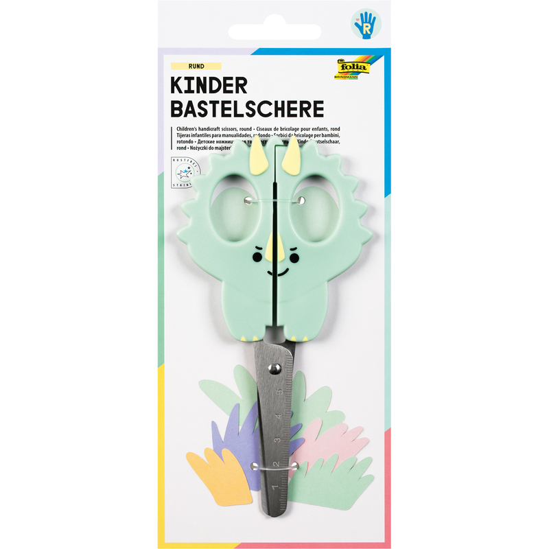 Folia Kinderschere Dino, 16 cm