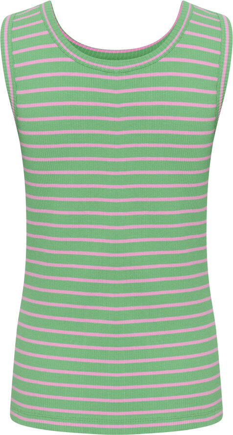 Culture CUdolly Tanktop Green/pink stripe