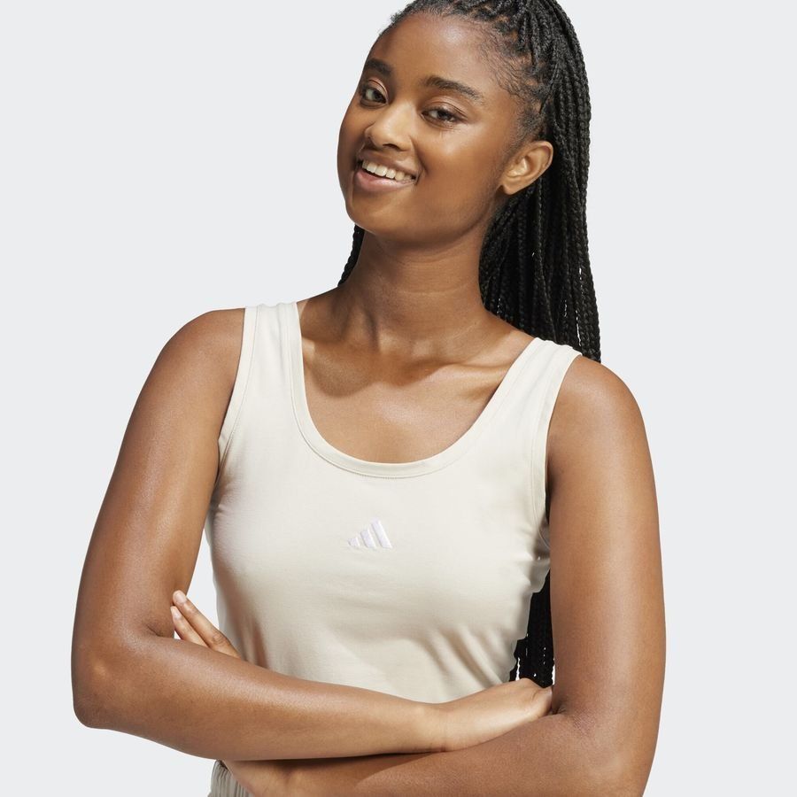 Adidas Essentials Small Logo Cotton Lifestyle Tank Top