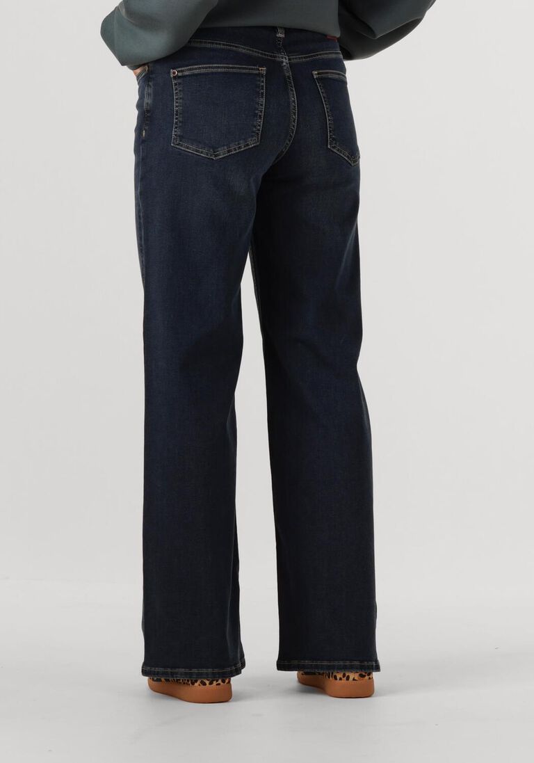 donkerblauwe mos mosh wide jeans mmdara hera jeans