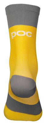 Chaussettes Enfant Poc Essential MTB Jaune/Gris