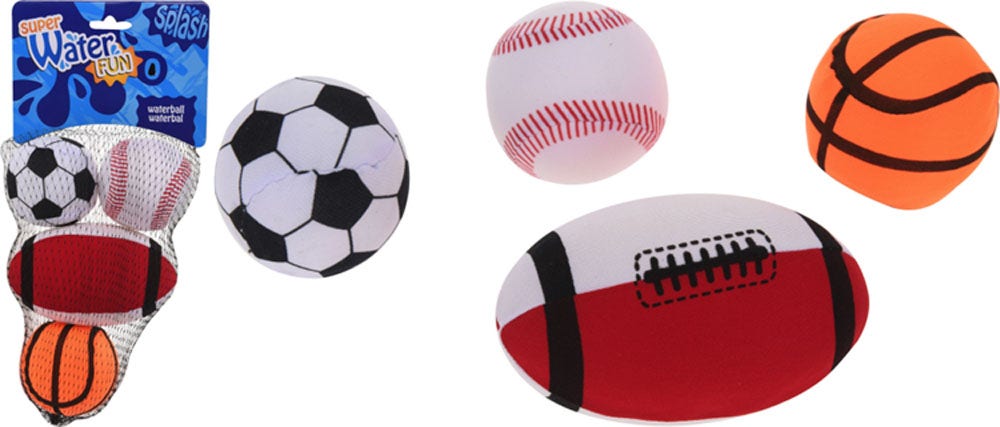 Redcliffs  Waterballen Set Sport 4 Stuks