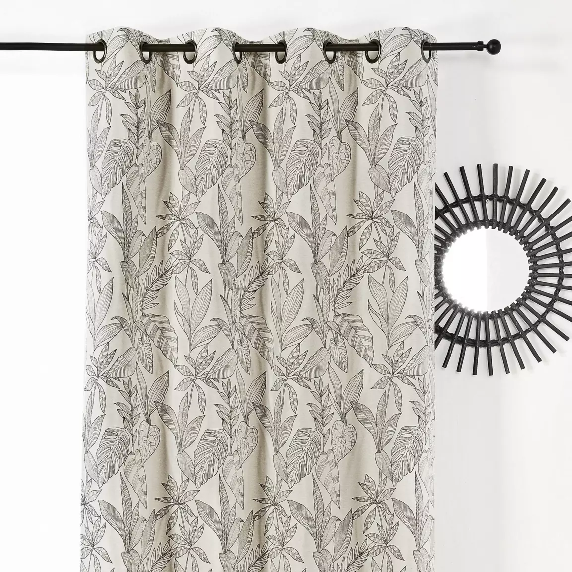 Rideau oeillets (140 x 260 cm) Kerala Beige