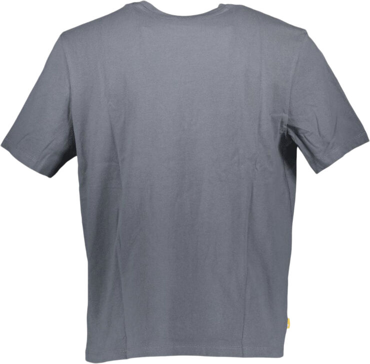 TIMBERLAND heavy woven badge unisex t-shirt Blue
