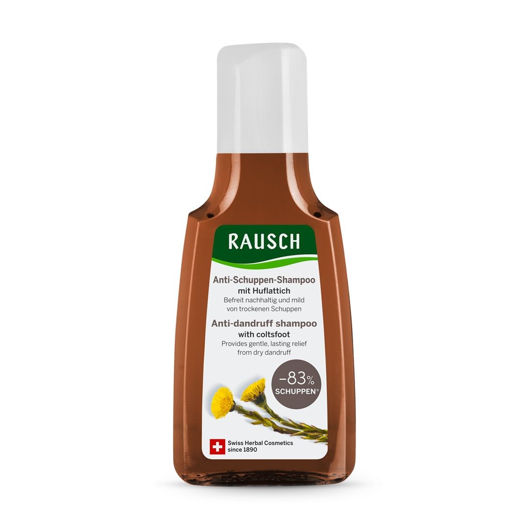 RAUSCH Anti-Schuppen-Shampoo<br>40 ml, Flasche, mit Huflattich