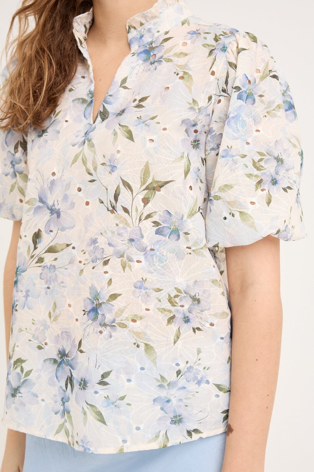 A-View Grete S/S Blouse AV6057