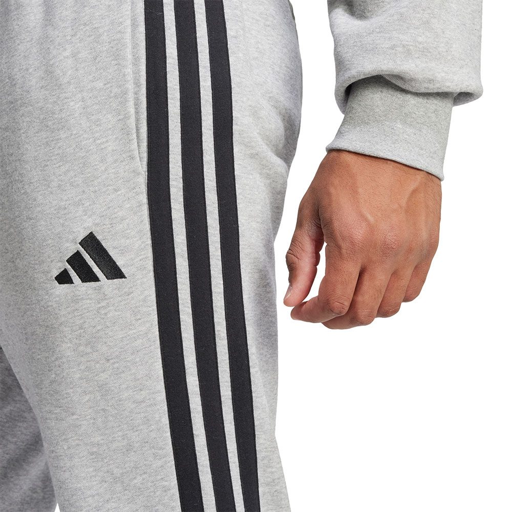 adidas Essentials 3-Streifen French Terry Hose Herren grau